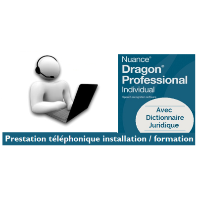 Prestation à distance installation et formation à Dragon Légal
