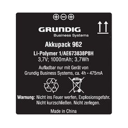 Batterie Grundig 962