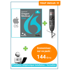 Ensemble médical : Microphone Philips + DMO Mac + Formation