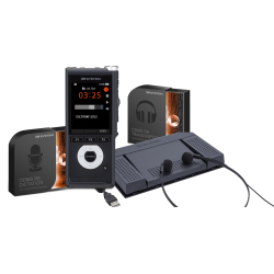 Bundle Enregistreur vocal OM SYSTEM DS-2700 + AS-2700